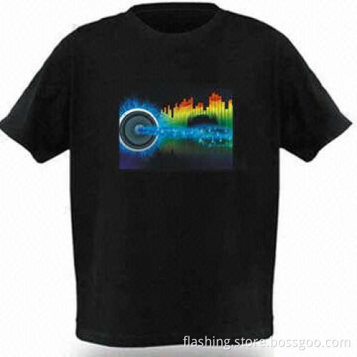 Hot Selling EL T-shirt, Made of 100% Cotton, Weighs 180g
